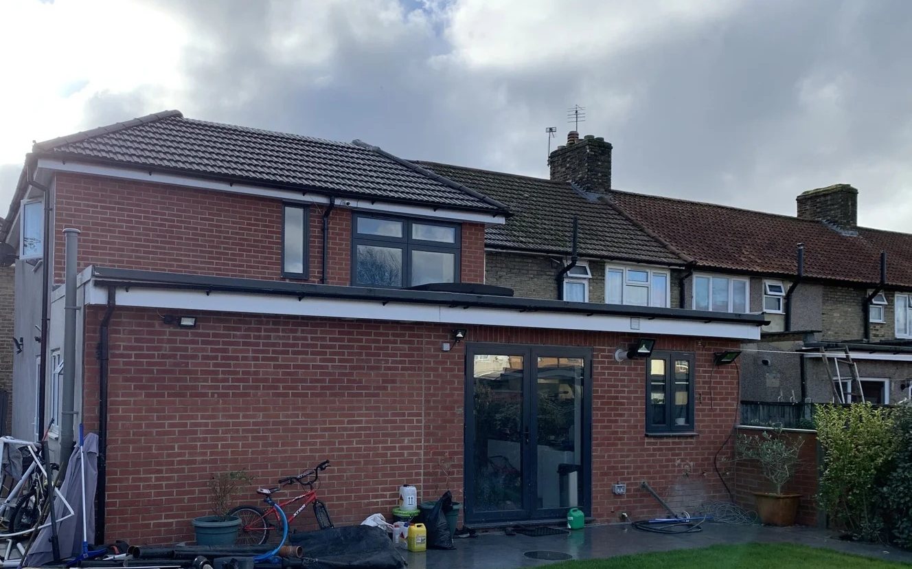 Two-storey rear extension